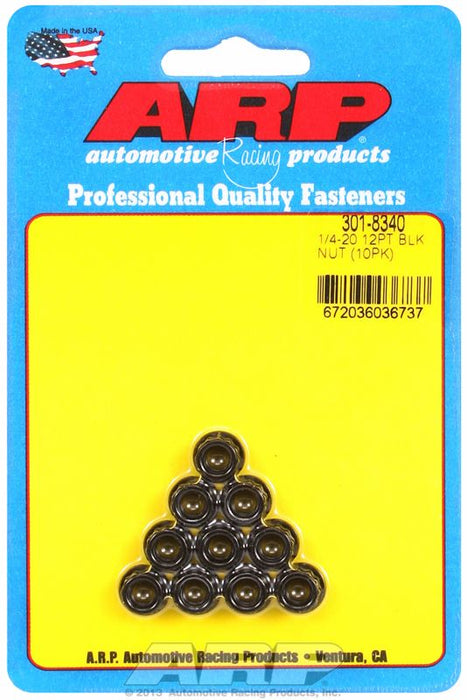 12-Point Nut, Chrome Moly Black Oxide AR301-8340