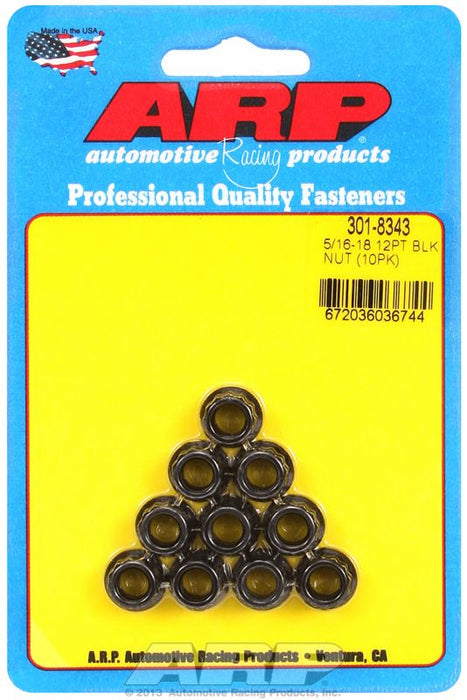 12-Point Nut, Chrome Moly Black Oxide AR301-8343