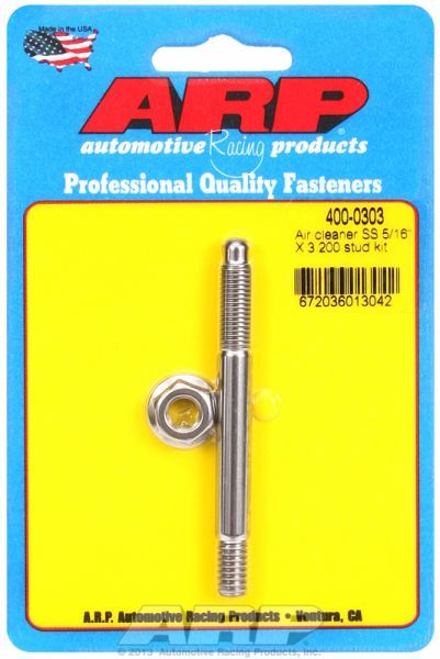 S/S Air Cleaner Stud Kit AR400-0303