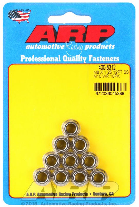 12-Point Nut, Polished S/S AR400-8312