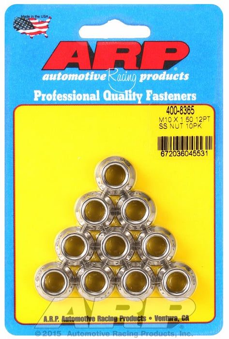 12-Point Nut, Polished S/S AR400-8365