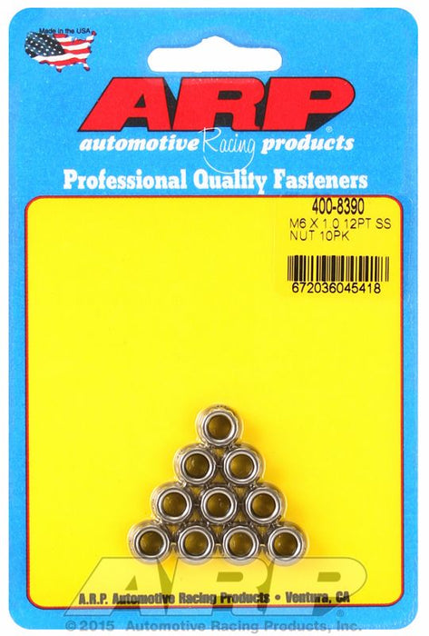 12-Point Nut, Polished S/S AR400-8390