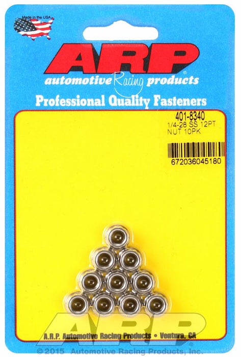 12-Point Nut, Polished S/S AR401-8340