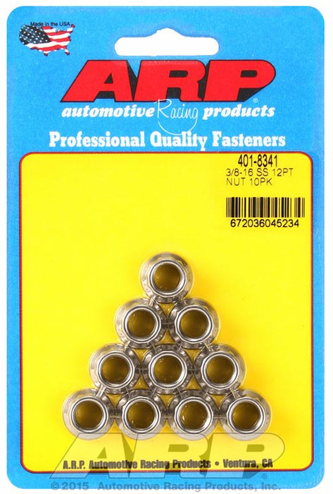 12-Point Nut, Polished S/S AR401-8341