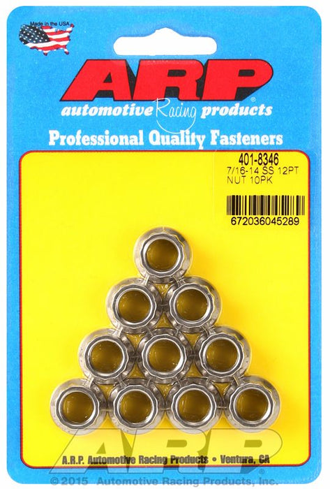 12-Point Nut, Polished S/S AR401-8346