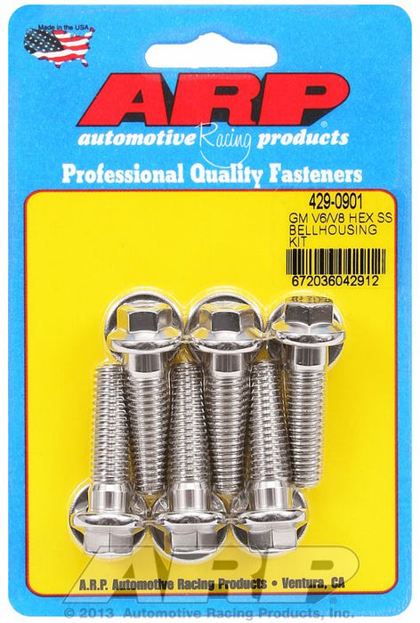 Bellhousing Bolt Kit, Hex Head S/S AR429-0901