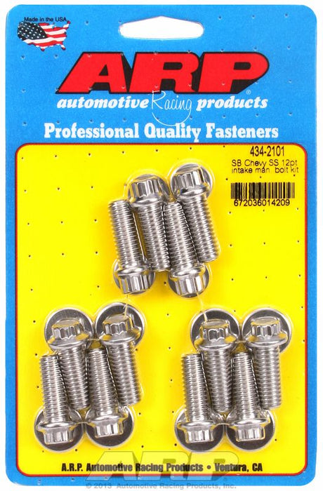 Intake Manifold Bolt Kit, 12-Point Head S/S AR434-2101