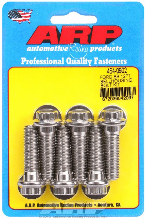 Bellhousing Bolt Kit, 12-Point S/S AR454-0902