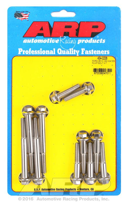 Hex Head Stainless Steel Water Pump Bolt Kit AR454-3206