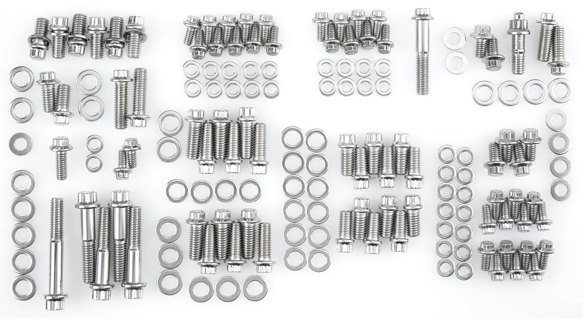 Engine Accessory Bolt Kit, 12-Point Head S/S AR534-9501