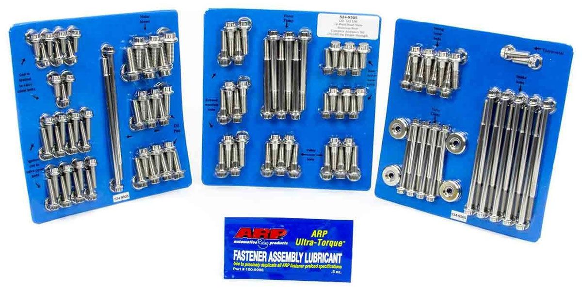 Engine Accessory Bolt Kit, 12-Point S/S AR534-9505