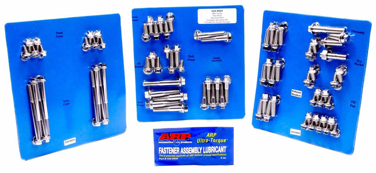 Engine Accessory Bolt Kit, Hex Head S/S AR534-9604