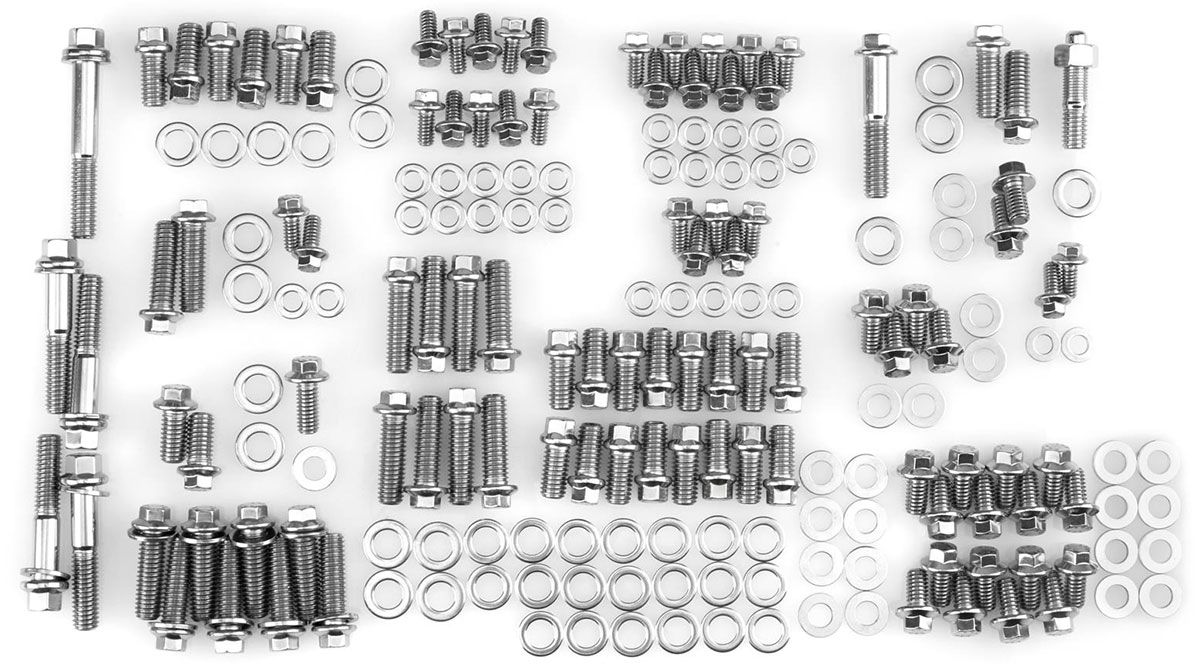 Engine Accessory Bolt Kit, Hex Head S/S AR535-9601