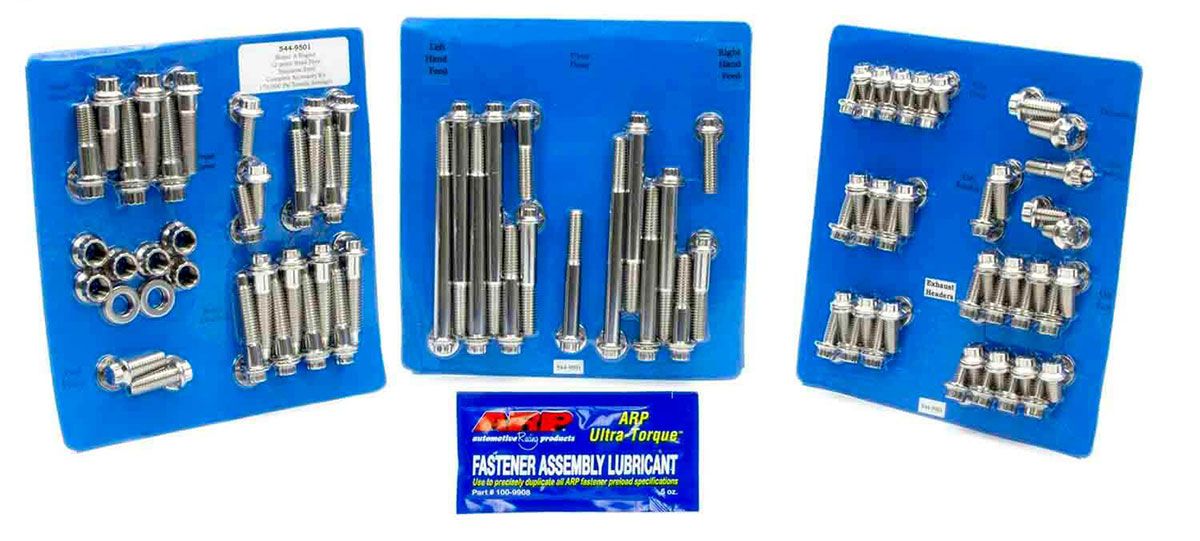 Engine Accessory Bolt Kit, 12-Point Head S/S AR544-9501