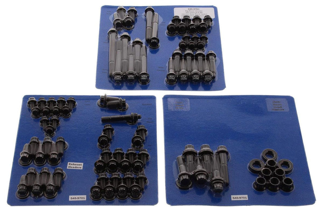 Engine Accessory Bolt Kit, 12-Point Head Black Oxide AR545-9701