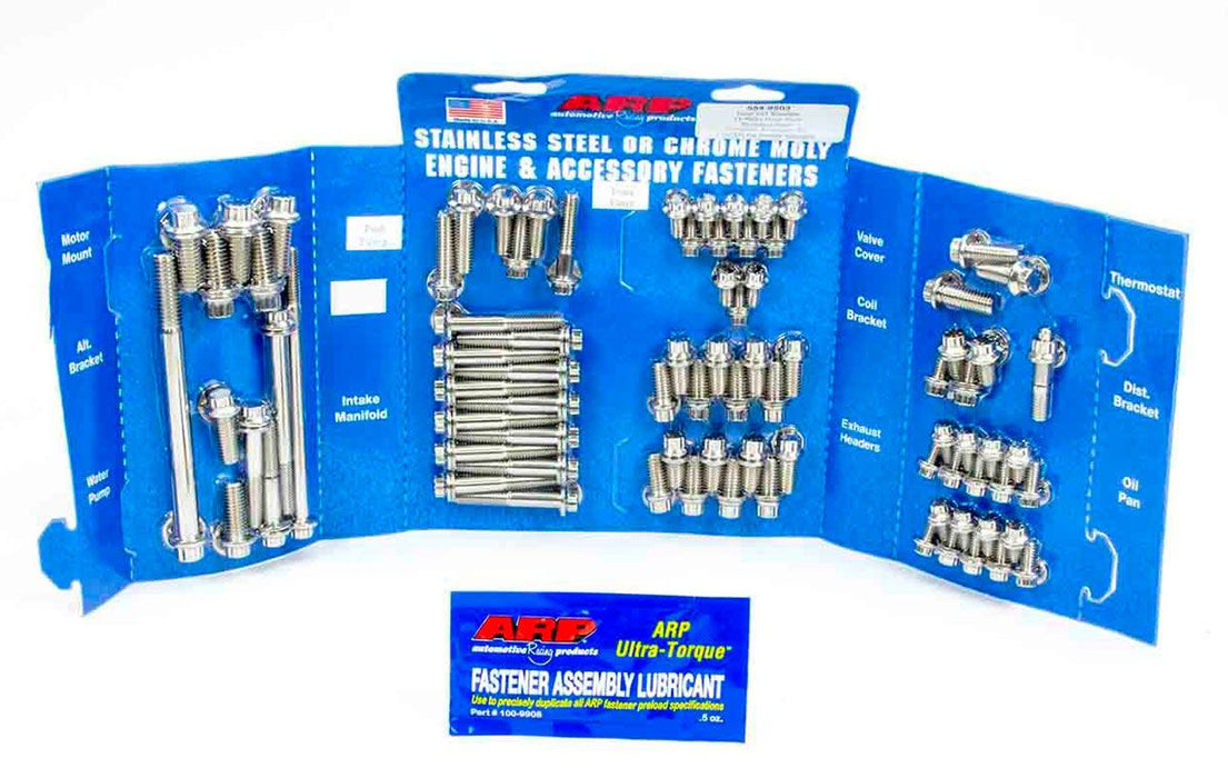 Engine Accessory Bolt Kit, 12-Point Head S/S AR554-9503