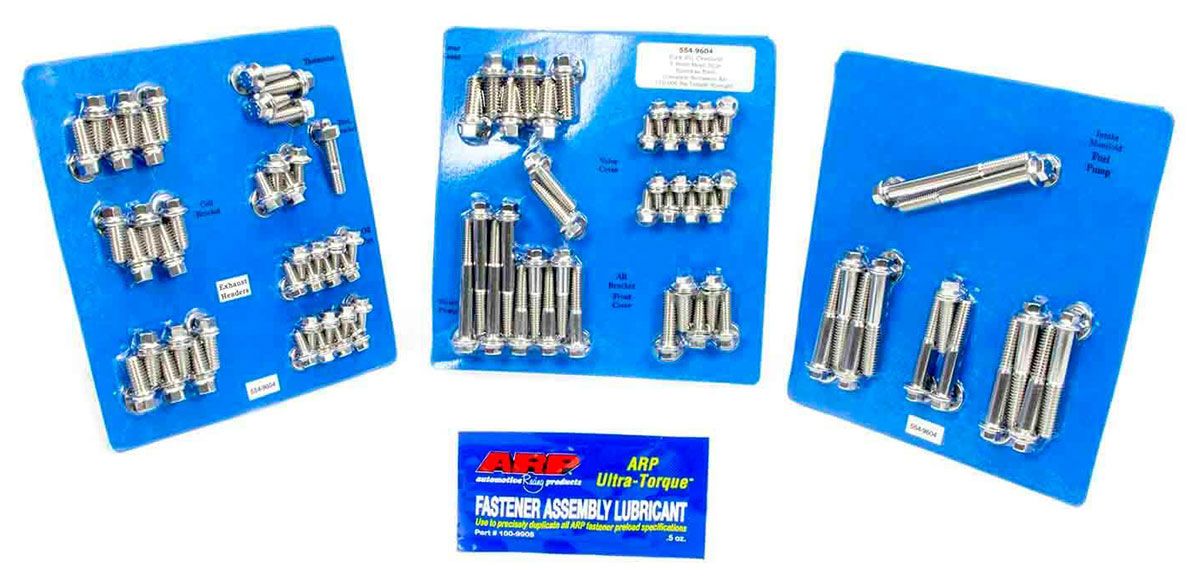 Engine Accessory Bolt Kit, Hex Head S/S AR554-9604