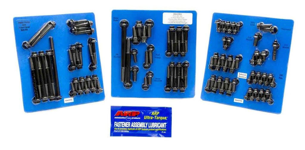 Engine Accessory Bolt Kit, 12-Point Head Black Oxide AR554-9701