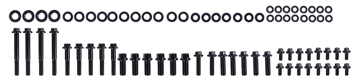 Engine Accessory Bolt Kit, Hex Head Black Oxide AR554-9804