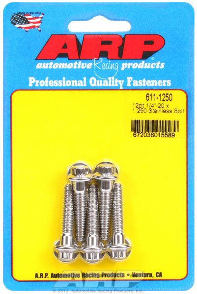 5-Pack Bolt Kit, 12-Point Head S/S AR611-1250