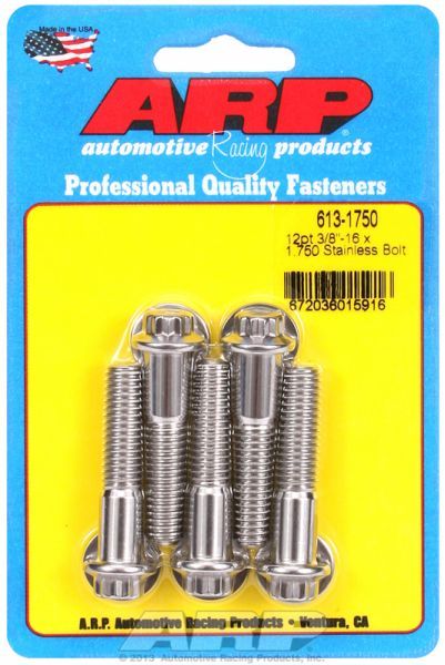 5-Pack Bolt Kit, 12-Point Head S/S AR613-1750