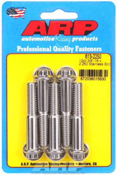 5-Pack Bolt Kit, 12-Point Head S/S AR613-2250