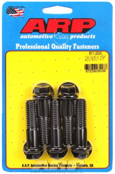 5-Pack Bolt Kit, Hex Head Black Oxide AR617-2000