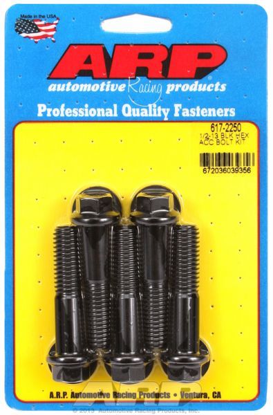 5-Pack Bolt Kit, Hex Head Black Oxide AR617-2250