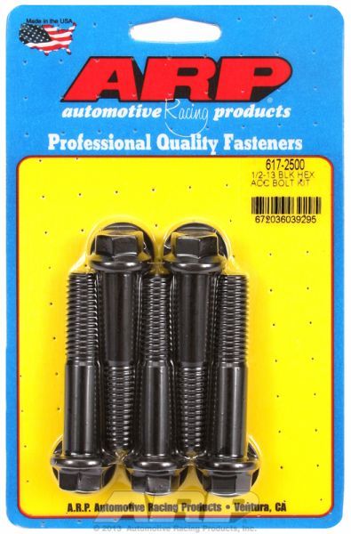 5-Pack Bolt Kit, Hex Head Black Oxide AR617-2500