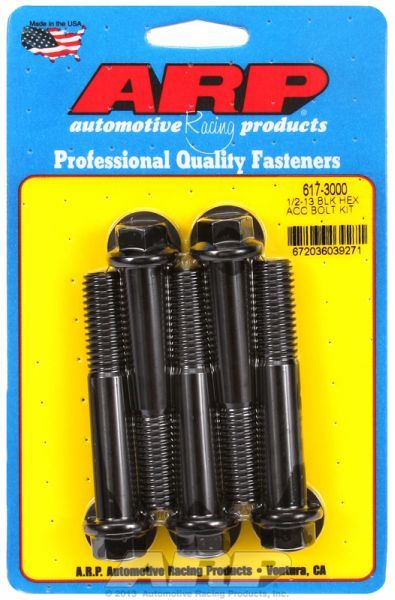 5-Pack Bolt Kit, Hex Head Black Oxide AR617-3000