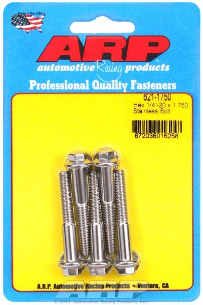 5-Pack Bolt Kit, Hex Head S/S AR621-1750