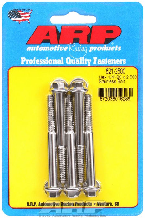 5-Pack Bolt Kit, Hex Head S/S AR621-2500