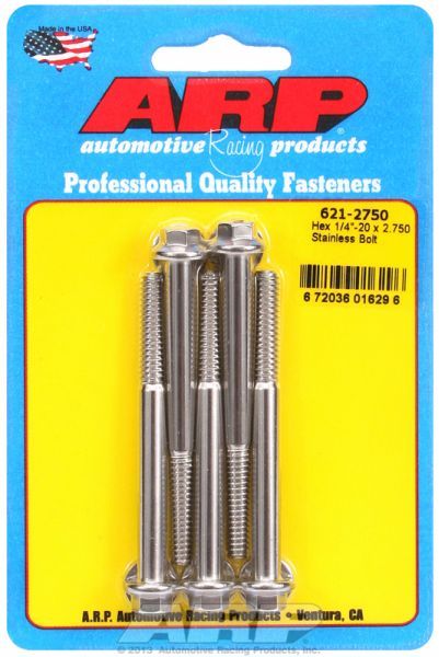 5-Pack Bolt Kit, Hex Head S/S AR621-2750