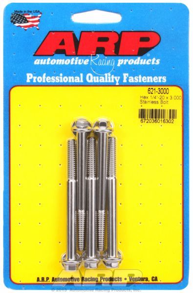 5-Pack Bolt Kit, Hex Head S/S AR621-3000