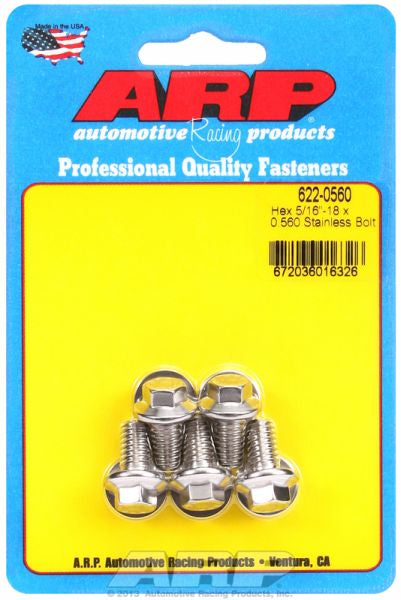 5-Pack Bolt Kit, Hex Head S/S AR622-0560