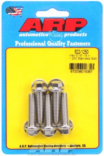 5-Pack Bolt Kit, Hex Head S/S AR622-1250