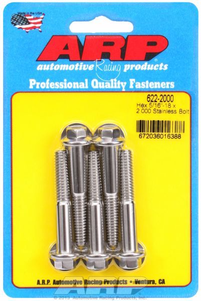 5-Pack Bolt Kit, Hex Head S/S AR622-2000