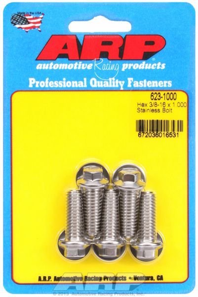 5-Pack Bolt Kit, Hex Head S/S AR623-1000