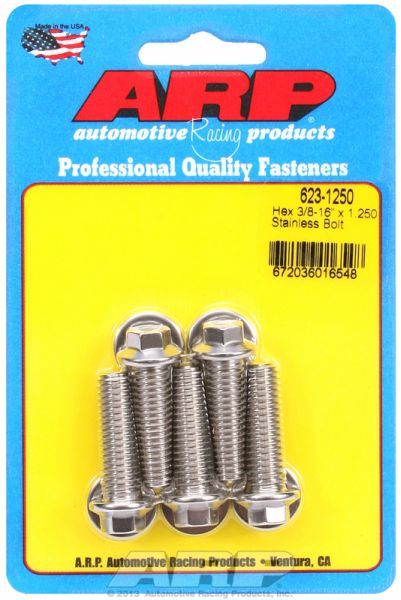 5-Pack Bolt Kit, Hex Head S/S AR623-1250