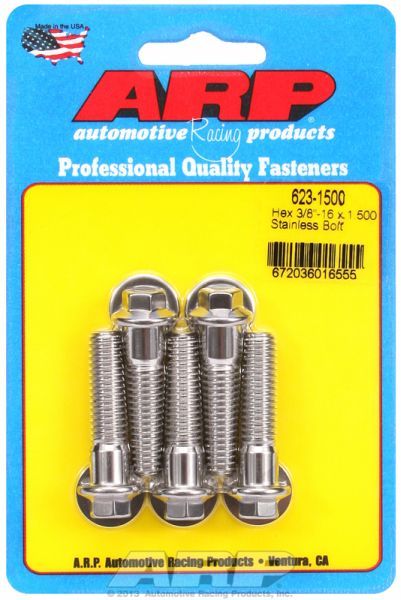 5-Pack Bolt Kit, Hex Head S/S AR623-1500