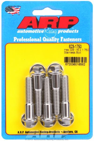 5-Pack Bolt Kit, Hex Head S/S AR623-1750