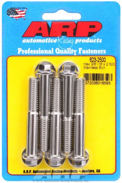 5-Pack Bolt Kit, Hex Head S/S AR623-2500