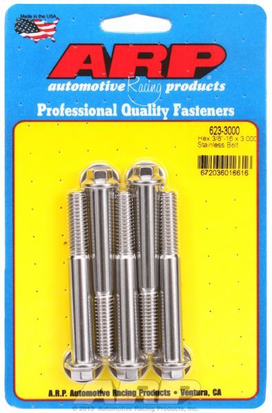 5-Pack Bolt Kit, Hex Head S/S AR623-3000