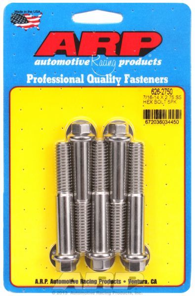 5-Pack Bolt Kit, Hex Head S/S AR626-2750