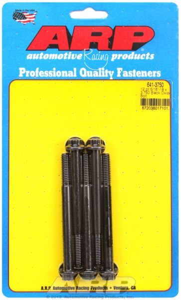 5-Pack Bolt Kit, 12-Point Head Black Oxide AR641-3750