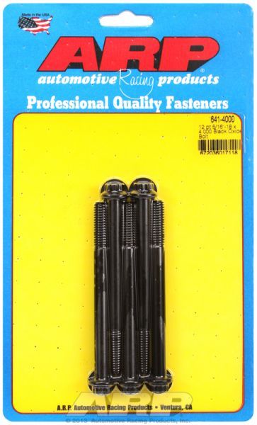 5-Pack Bolt Kit, 12-Point Head Black Oxide AR641-4000