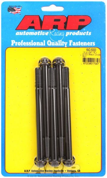 5-Pack Bolt Kit, 12-Point Head Black Oxide AR642-5000