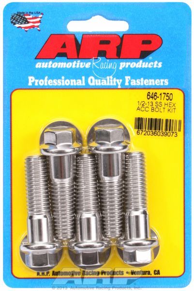 5-Pack Bolt Kit, Hex Head S/S AR646-1750