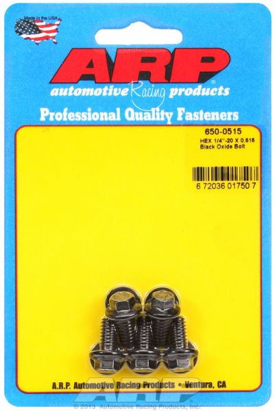 5-Pack Bolt Kit, Hex Head Black Oxide AR650-0515