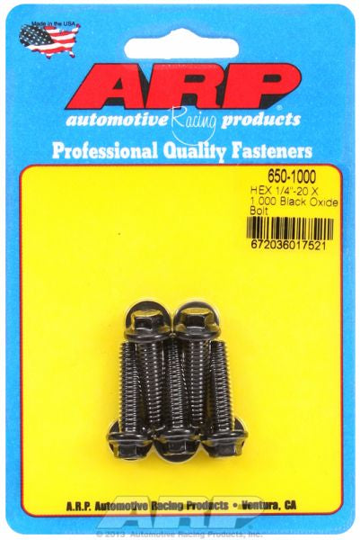 5-Pack Bolt Kit, Hex Head Black Oxide AR650-1000